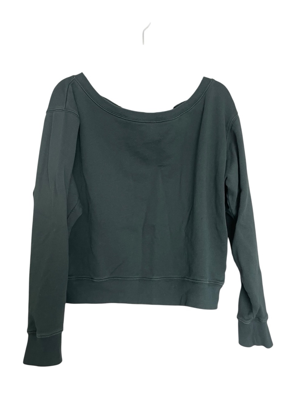 Spiritual Gangster Cropped Off-Shoulder Sweatshirt